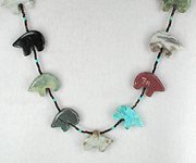 Navajo Animal fetish Necklace