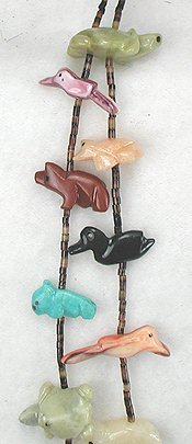 Navajo Heishi Fetish Necklace by Neil Thomas