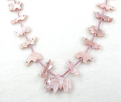 Navajo Heishi Fetish Necklace by Benson White