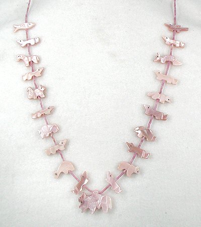 Navajo Heishi Fetish Necklace by Benson White
