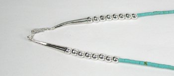 Navajo Heishi Six Directioins Animal Fetish Carving Necklace and Earings Set