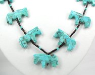Navajo Horse Fetish Necklace