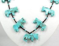 Navajo Horse Fetish Necklace