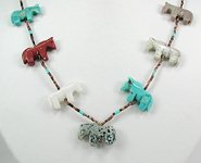 Navajo Horse Fetish Necklace
