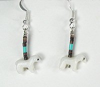 Navajo Heishi Fetish Necklace by Hector Goodluck