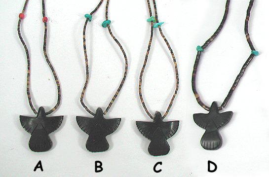 Navajo turquoise  thunderbiird Fetish Necklace by Corrine Ramirez