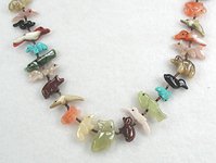 Navajo Animal fetish Necklace