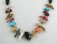 Navajo Animal fetish Necklace