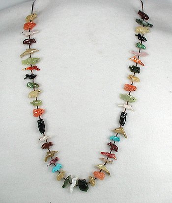 Navajo Heishi Fetish Necklace by Neil Thomas