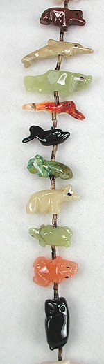 Navajo Heishi Fetish Necklace by Neil Thomas