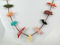Navajo Animal fetish Necklace