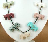 Navajo Horse Fetish Necklace