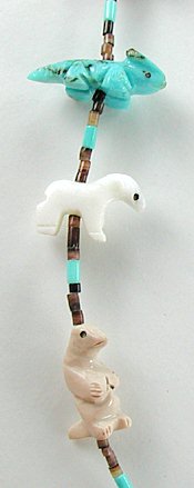 Navajo  Monument Valley  Fetish Necklace