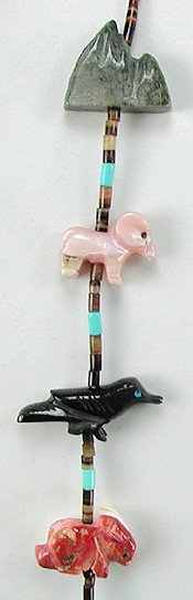 Navajo  Monument Valley  Fetish Necklace