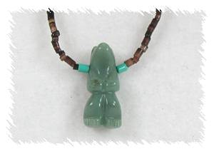 Navajo Heishi Bear Fetish Choker Necklace