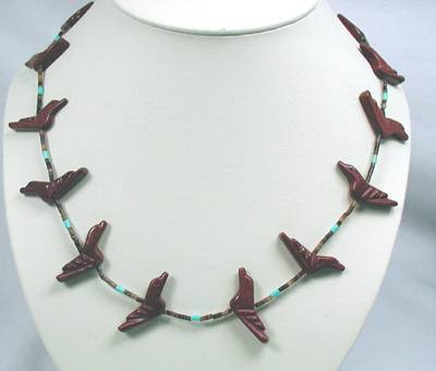 Navajo Heishi Fetish Choker Necklace