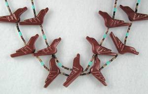 Navajo Heishi Fetish Choker Necklace