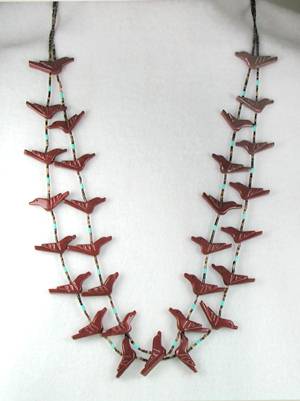 Navajo Heishi Fetish Choker Necklace