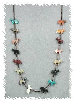Navajo Horse Fetish Necklace