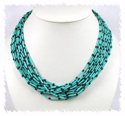 Santo Domingo Heishi  Necklace and Earrings