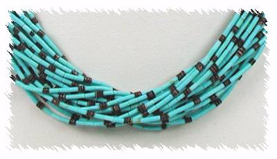 Santo Domingo Heishi  Necklace and Earrings