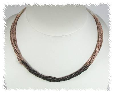 Santo Domingo Ramona Bird Heishi  Necklace