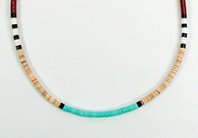 Santo Domingo heishi choker necklace