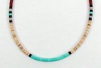 Santo Domingo heishi choker necklace
