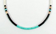 Santo Domingo heishi choker necklace