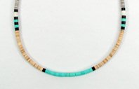 Santo Domingo heishi choker necklace