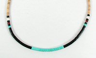 Santo Domingo heishi choker necklace