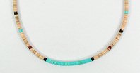 Santo Domingo heishi choker necklace
