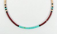 Santo Domingo heishi choker necklace