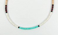 Santo Domingo heishi choker necklace