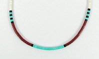 Santo Domingo heishi choker necklace