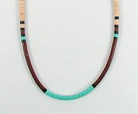Santo Domingo heishi choker necklace