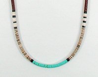 Santo Domingo heishi choker necklace