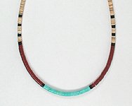 Santo Domingo heishi choker necklace