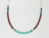 Santo Domingo heishi choker necklace