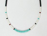 Santo Domingo heishi choker necklace