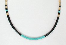 Santo Domingo heishi choker necklace