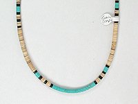 Santo Domingo heishi choker necklace