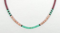Santo Domingo heishi choker necklace