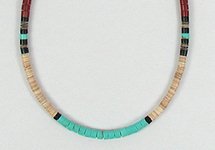 Spiny Oyster Navajo Disc Choker
