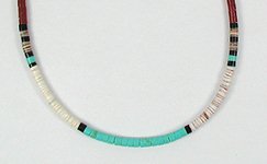 Spiny Oyster Navajo Disc Choker