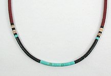 Santo Domingo heishi choker necklace