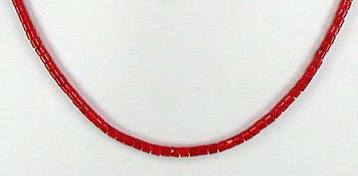 San Felipe coral Heishi Necklace