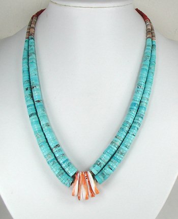 Santo Domingo Turquoise Jacla  Necklace