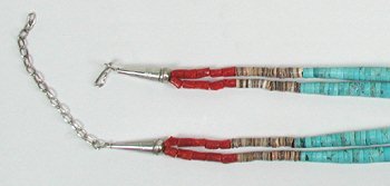 Santo Domingo Turquoise Jacla  Necklace