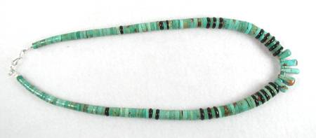 Navajo Heishi  Nugget  Choker Necklace